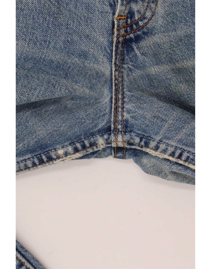 Levi's Herren Distressed Straight Jeans W36 L32 Blaue Baumwolle