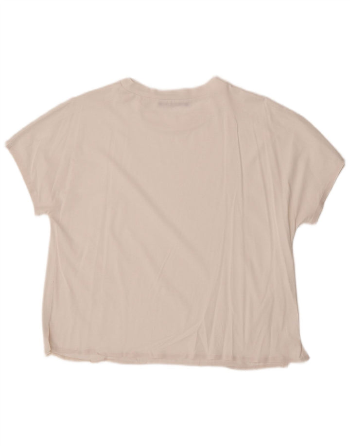 Max Mara Damen Weekend T-Shirt Top UK 16 Large Weiß