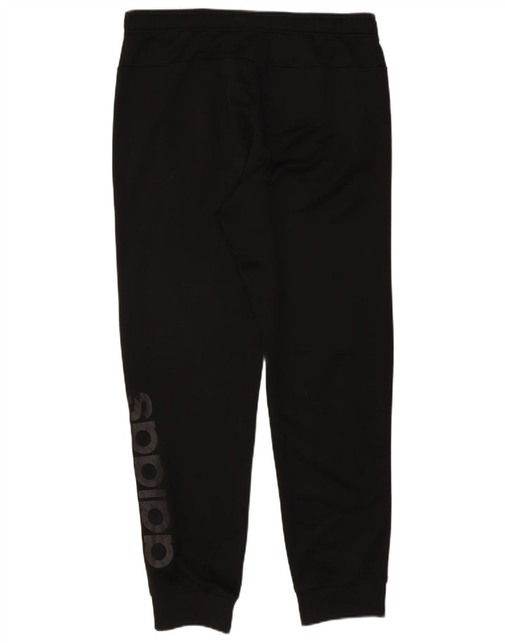 Adidas Herren-Trainingsanzug mit Grafik, Jogginghose, groß, aus schwarzem Polyester