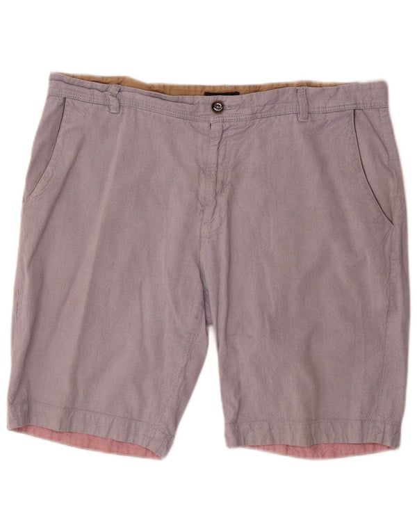 Ted Baker Herren Chinoshorts W38 XL Graue Baumwolle