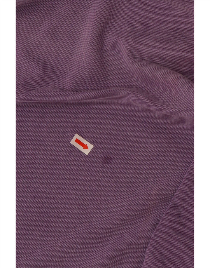 HARMONT & BLAINE Mens Polo Shirt Small Purple Cotton