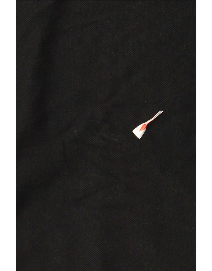 Sergio Tacchini Herren Poloshirt IT 48 Medium Schwarz Baumwolle