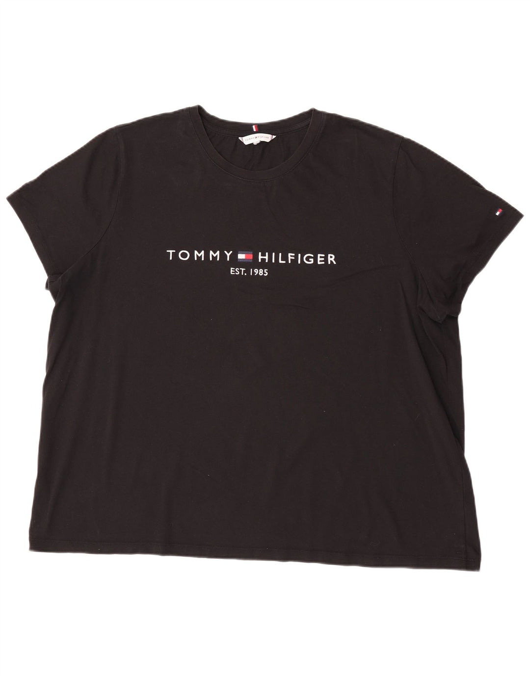 Tommy Hilfiger Herren Grafik T-Shirt Top XL Schwarz