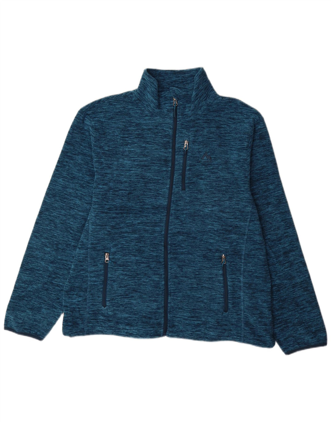 MC Kinley Herren Fleecejacke UK 46 3XL Blau geflecktes Polyester