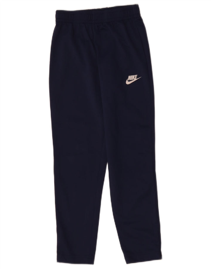 Nike Jungen-Trainingshose, 8–9 Jahre, Größe S, Marineblau, Polyester