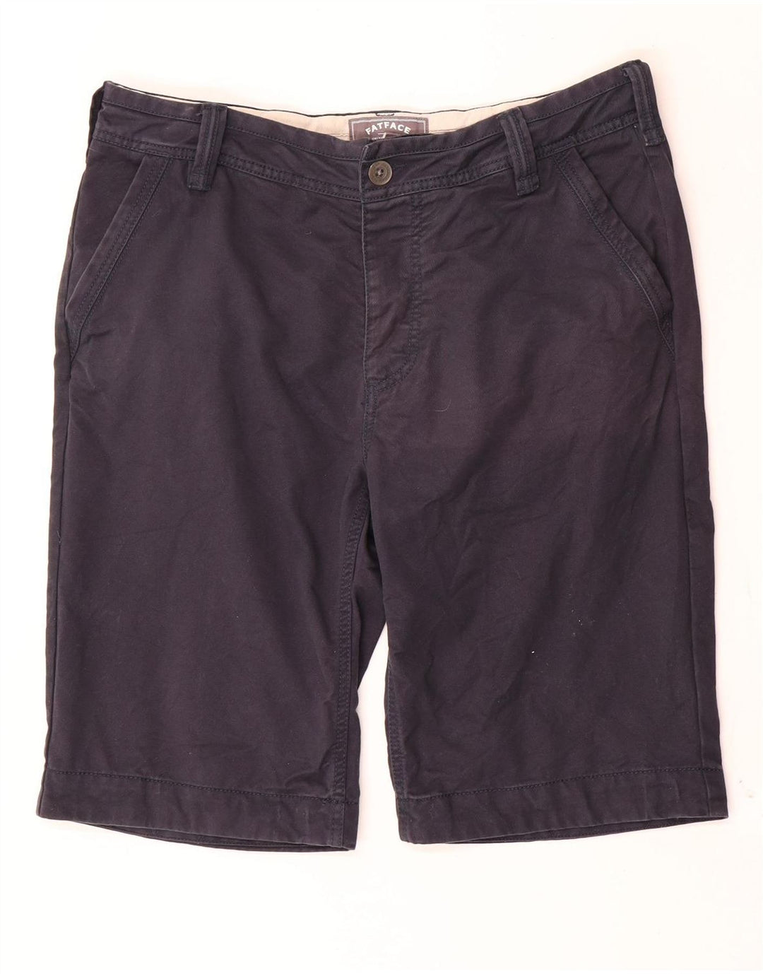 Fat Face Herren-Chino-Shorts, W34, Größe L, Marineblau, Baumwolle