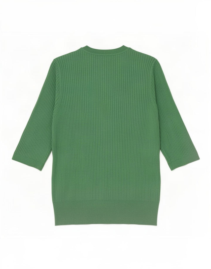 Marks & Spencer Damen Bluse Top UK 14 Mittelgrüne Viskose