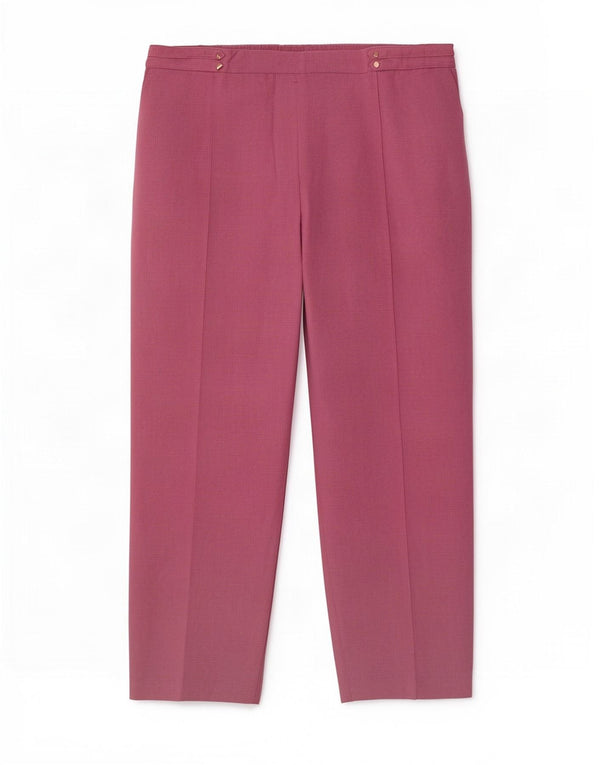 Marks & Spencer Damen-Hose, kurz geschnitten, UK 18, XL, W38, L26, rosa kariert