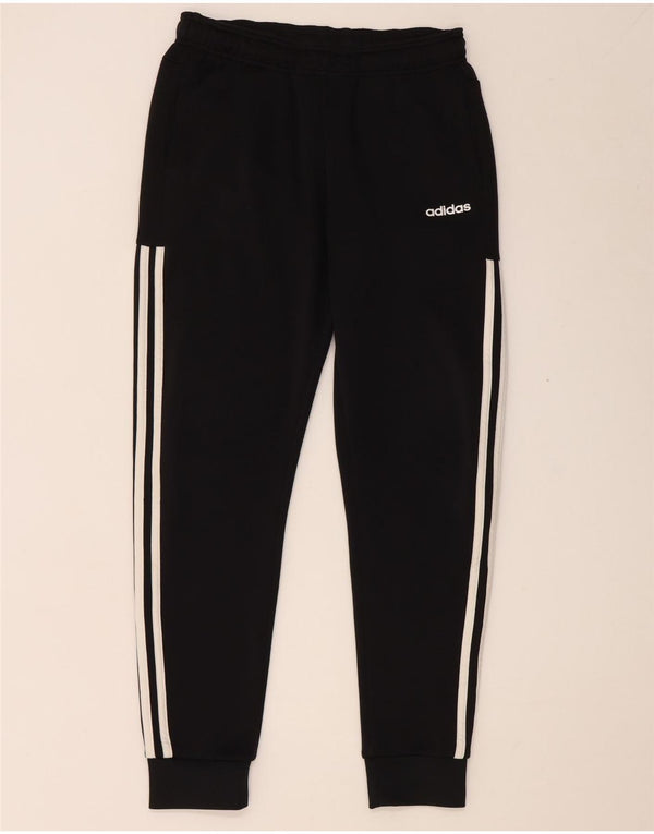 Adidas Jungen-Trainingshose, Jogginghose, 13–14 Jahre, schwarzes Polyester