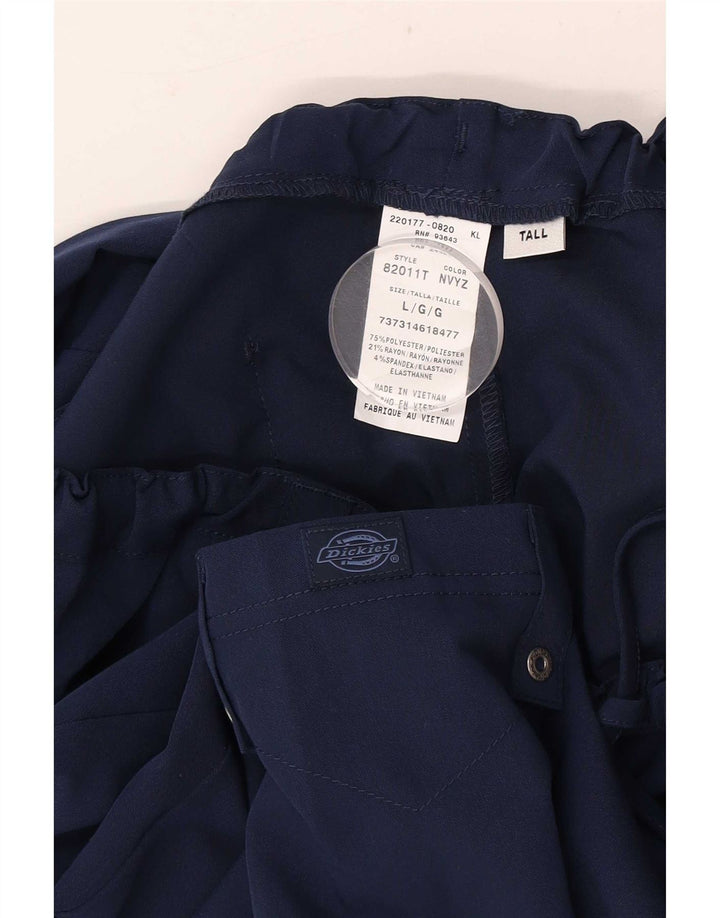 Dickies Gerade Cargohose für Damen, Größe L, W34, L33, Marineblau, Polyester