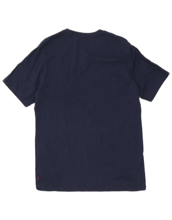 Levi's Herren-T-Shirt mit entspannter Passform, Grafik, Größe S, marineblau, Baumwolle