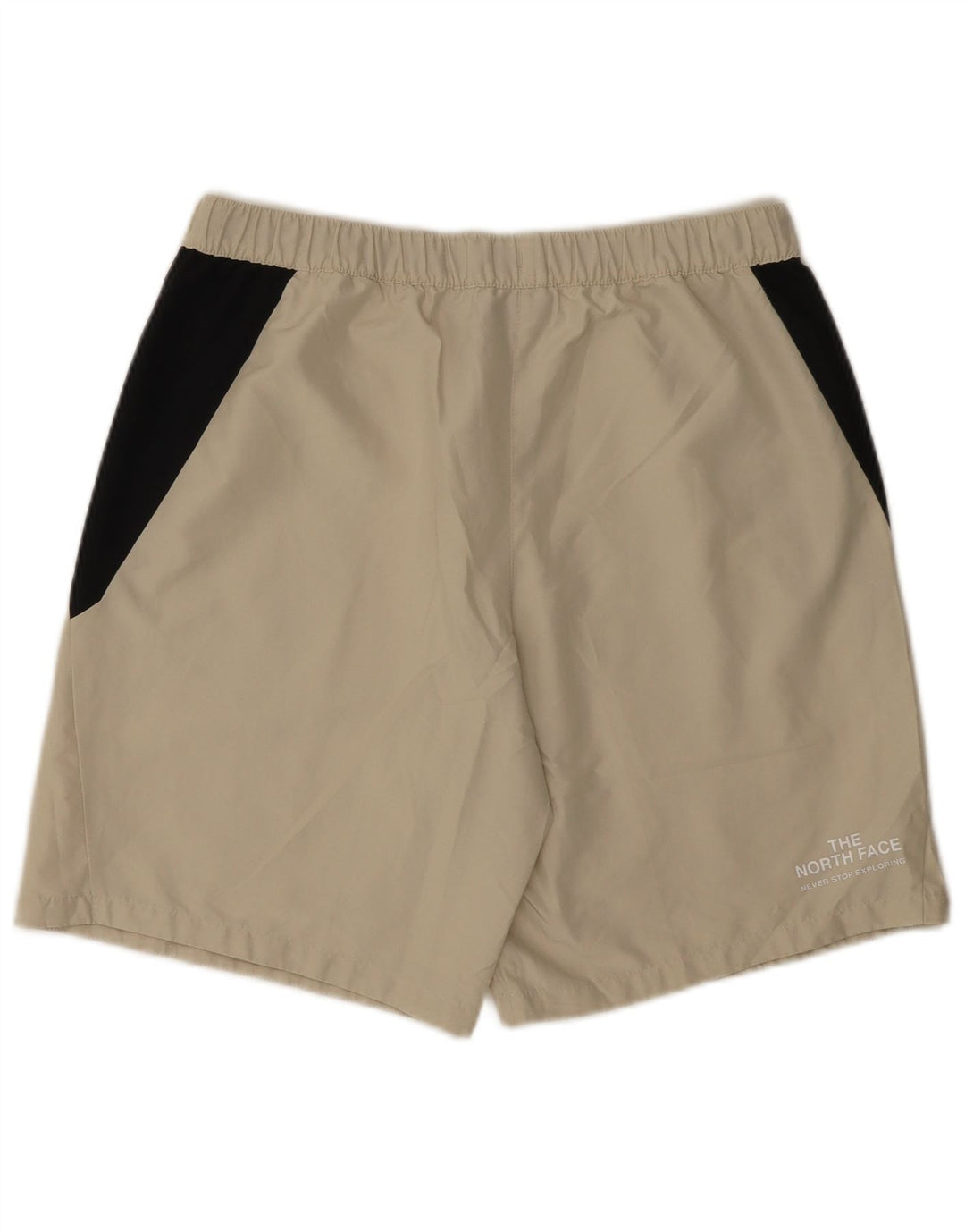 The North Face Herren-Sportshorts aus mittelbeigefarbenem Colourblock-Polyester