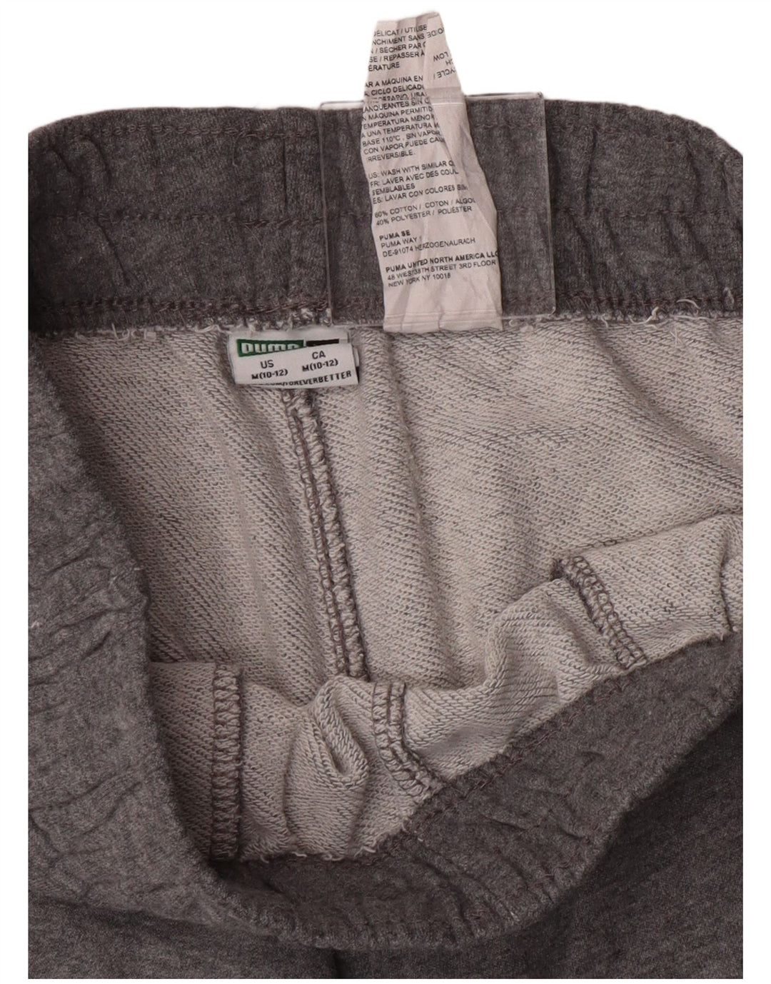 Puma Trainingshose für Jungen, Jogger, 10–11 Jahre, mittelgraue Baumwolle