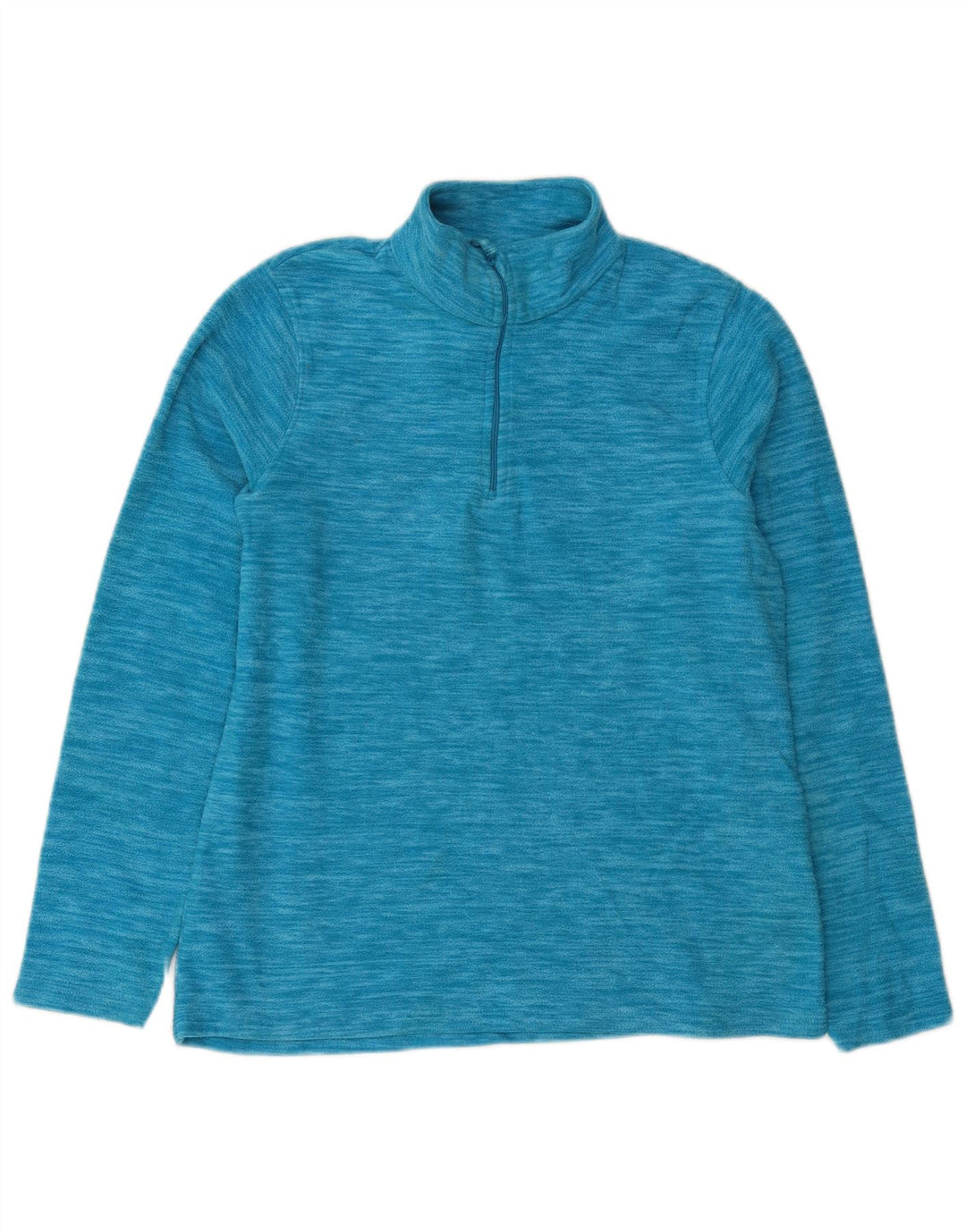 Mountain Warehouse Fleece-Pullover für Damen, UK 14, Größe L, blau geflecktes Polyester