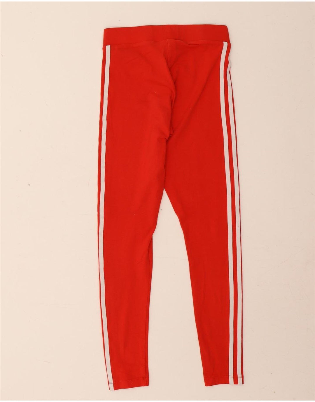Adidas Damen Leggings UK 4 XS Rote Baumwolle