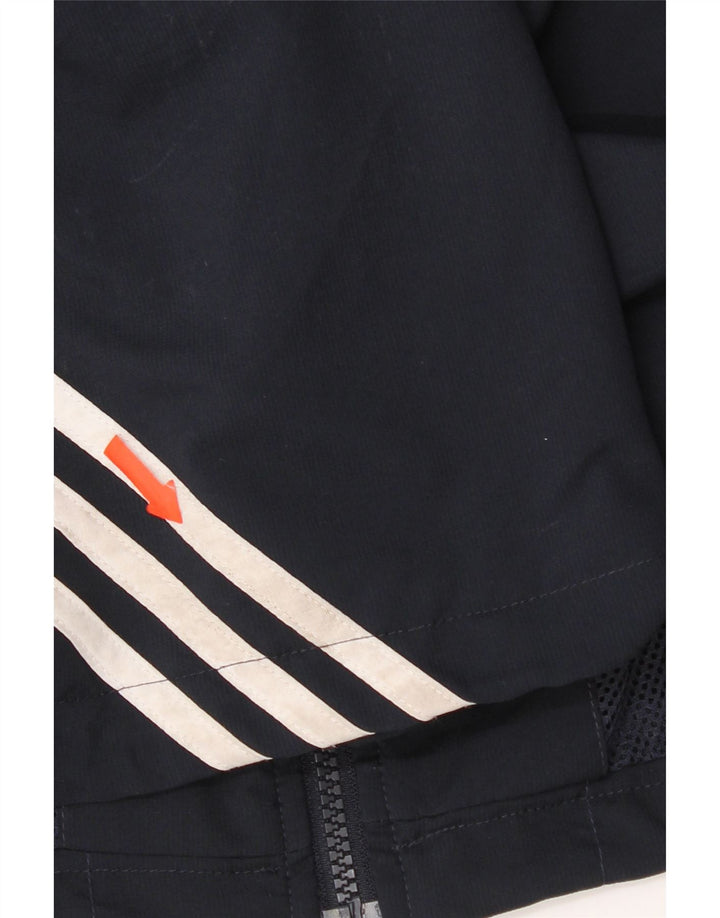 Adidas Climalite Herren-Trainingsanzug, Top-Jacke, groß, marineblau, Polyester