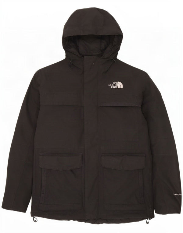 The North Face Herren-Parka mit Kapuze, UK 40, Größe L, Schwarz, Polyester
