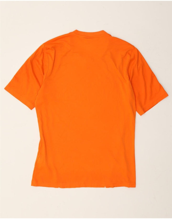 Adidas Herren T-Shirt Top Small Orange Polyester