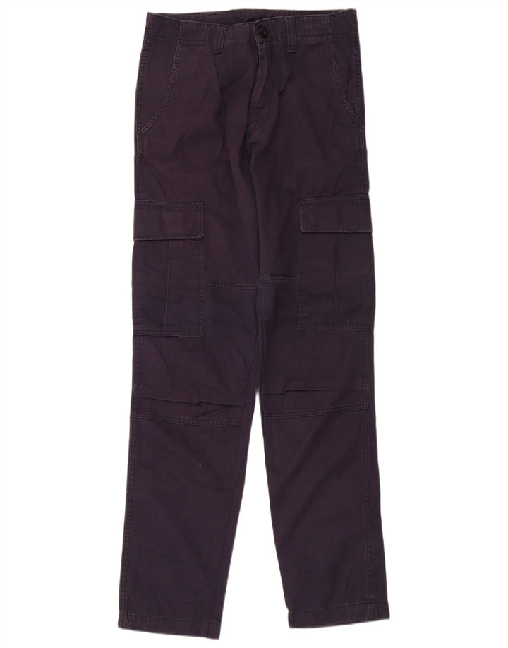 Carhartt Herren Cargohose W31 L32 Schwarze Baumwolle