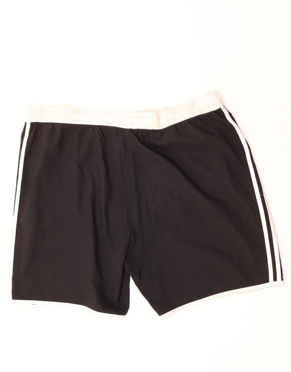 Adidas Mens Sport Shorts 3XL  Black Colourblock Polyester