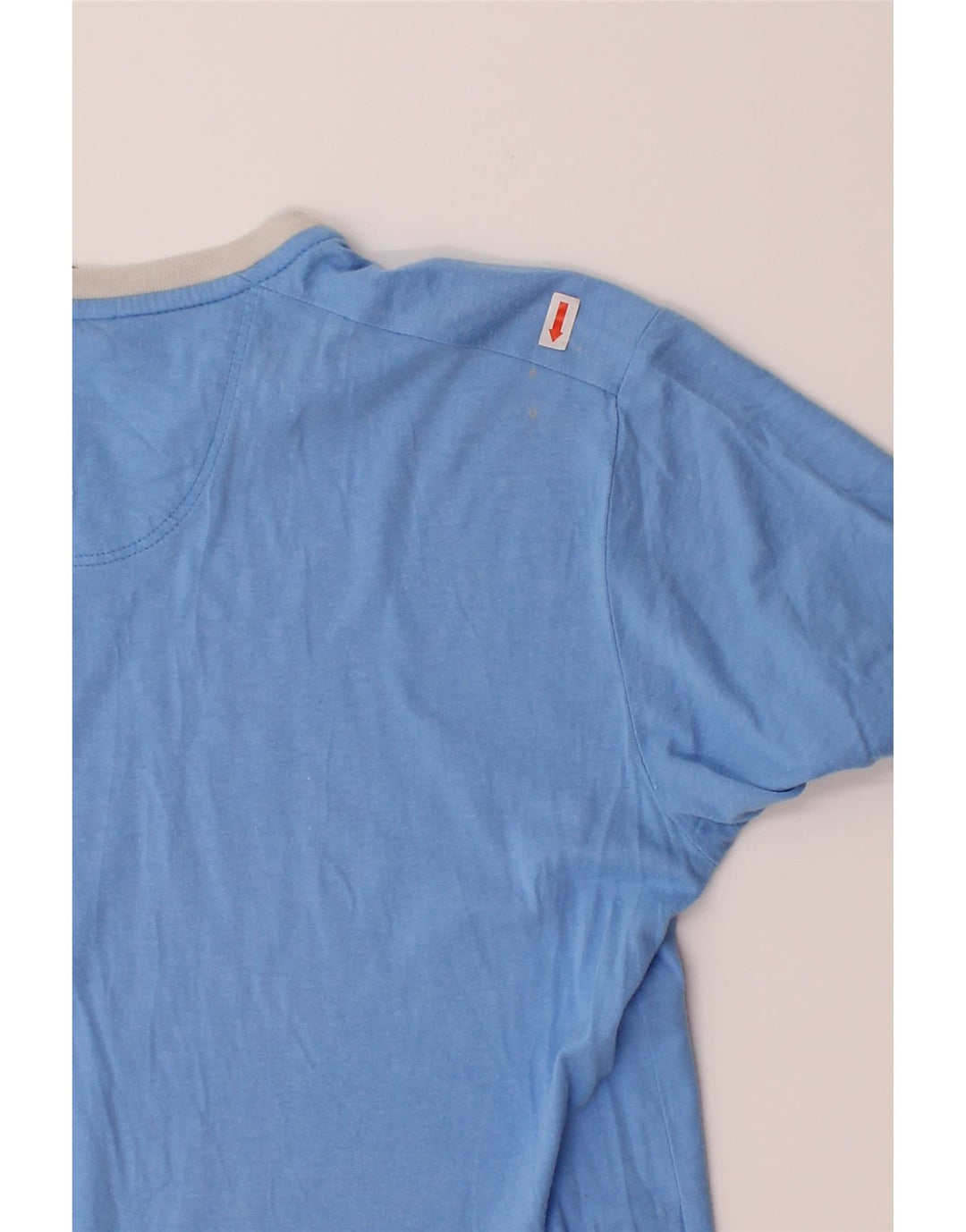 NIKE Womens T-Shirt Top UK 14/16 Large Blue Viscose Vintage Nike and Second-Hand Nike from Messina Hembry 