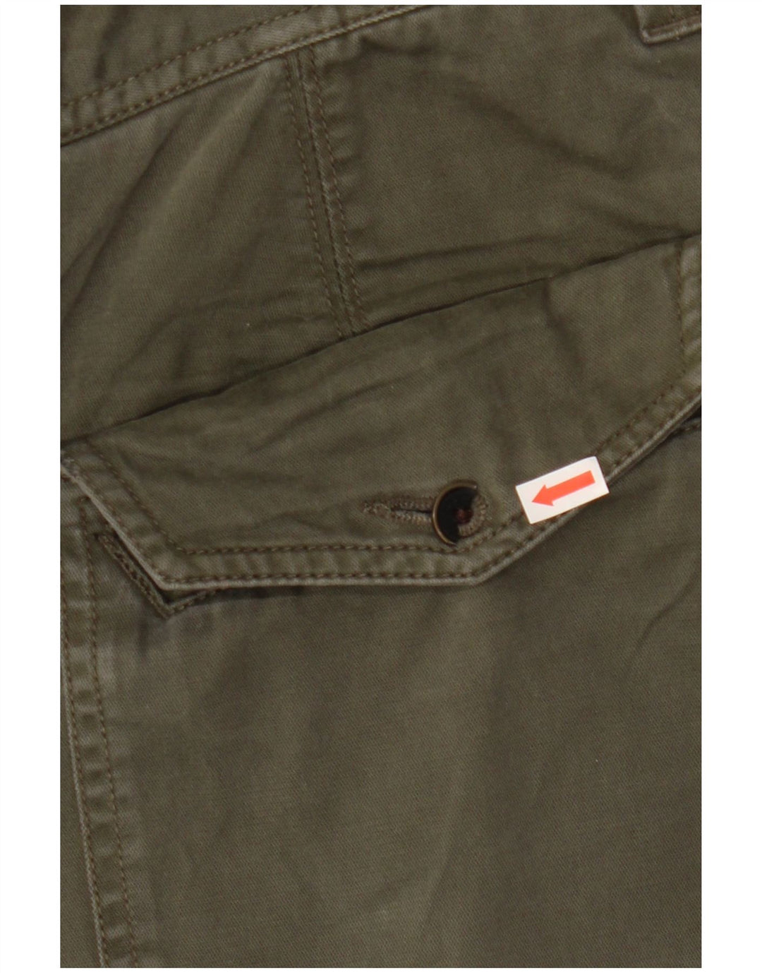 Timberland Herren Earthkeepers Straight Cargohose W35 L31 Khaki Baumwolle