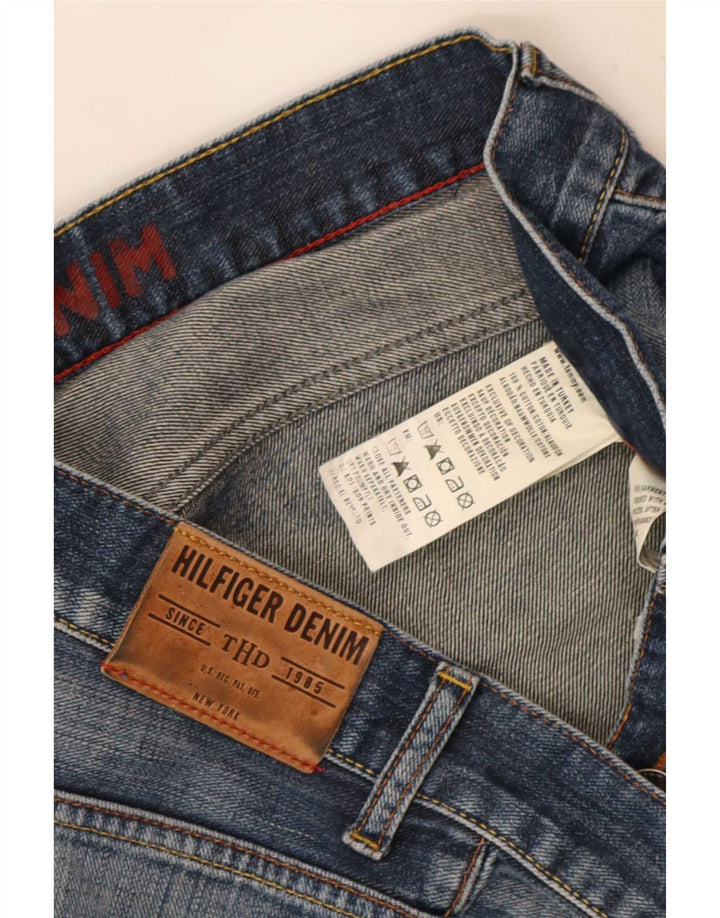 Tommy Hilfiger Herren verkürzte gerade Jeans W34 L26 Blau