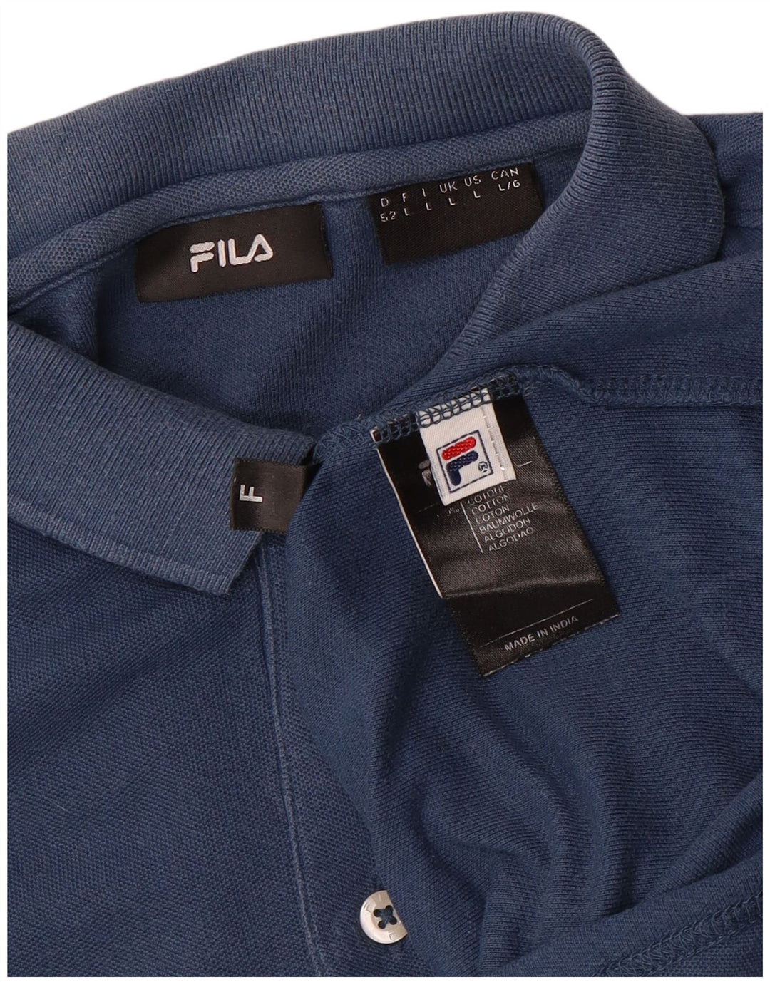 FILA Herren-Poloshirt, große marineblaue Baumwolle