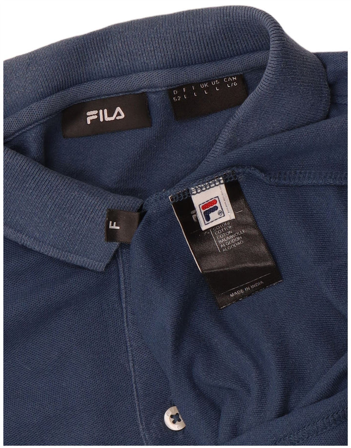 FILA Herren-Poloshirt, große marineblaue Baumwolle