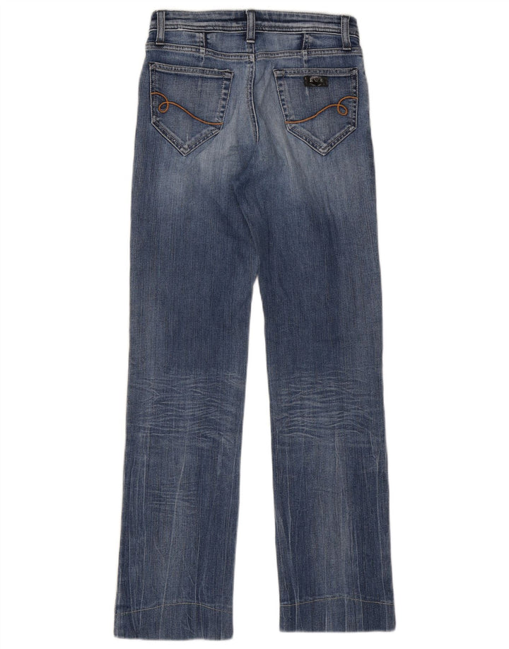 Emporio Armani Damen Straight Jeans W27 L29 Blau