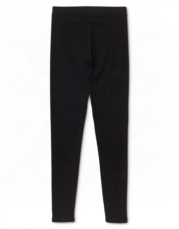 Marks & Spencer Damen Leggings UK 10 Small Schwarz Baumwolle