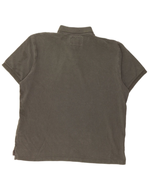 J. Crew Herren Poloshirt XL Grau Baumwolle