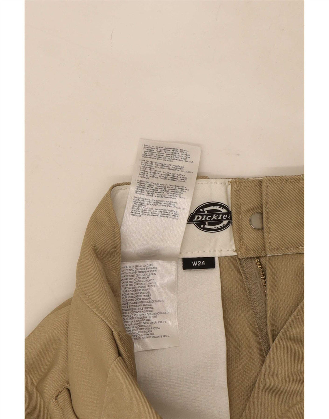 Dickies Gerade Chino-Hose für Damen W24 L26 Beige Polyester