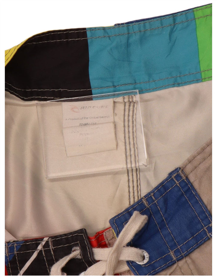 Rip Curl Herren-Badeshorts, mittelgroß, mehrfarbig, Colourblock-Polyester