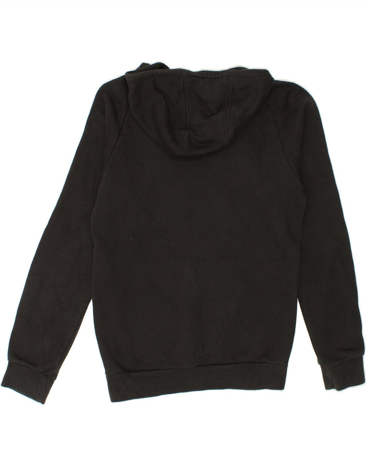 ADIDAS Mens Hoodie Jumper Small Black Cotton Vintage Adidas and Second-Hand Adidas from Messina Hembry 