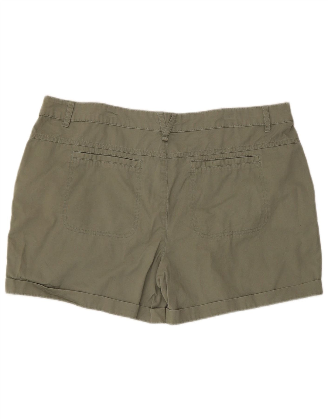 Mountain Warehouse Damen-Cargoshorts W38 XL Khaki Baumwolle