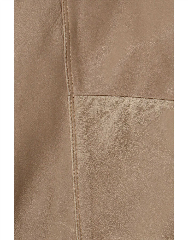 Vintage Herren Lederjacke UK 42 XL Beige