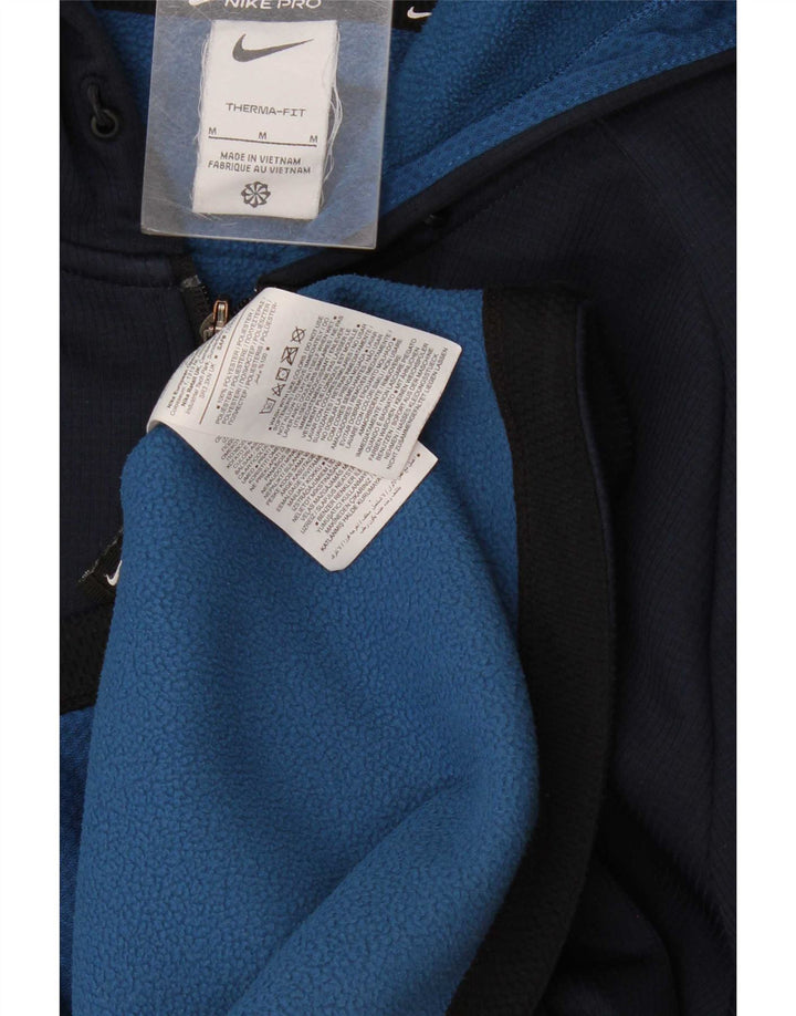 Nike Herren Therma-Fit Zip Hoodie Pullover Medium Marineblau Polyester