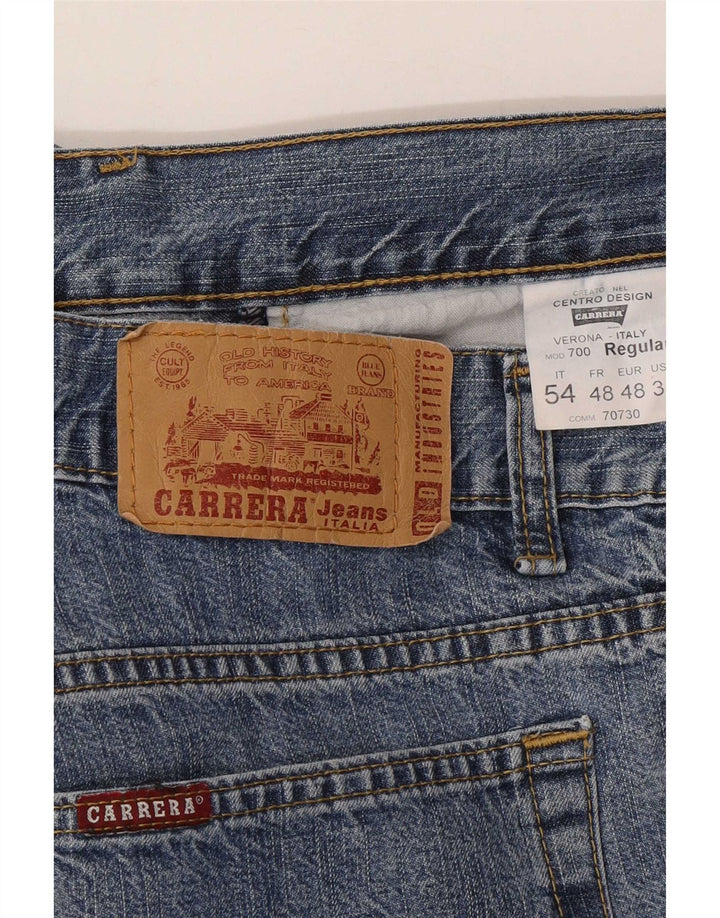Carrera Herren 700 Regular Straight Jeans W38 L28 Blaue Baumwolle