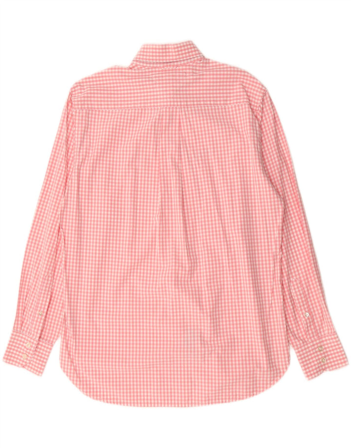TOMMY HILFIGER Herrenhemd Mittelrosa Gingham-Baumwolle