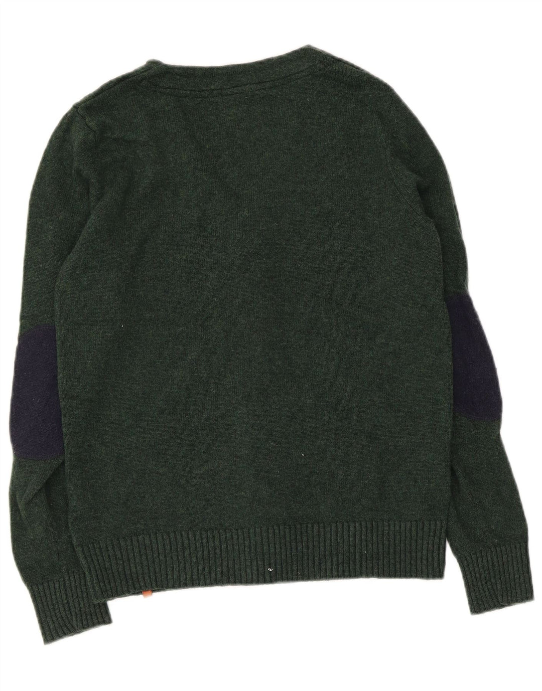 Jack & Jones Herren-Strickjacke aus mittelgrüner Lammwolle