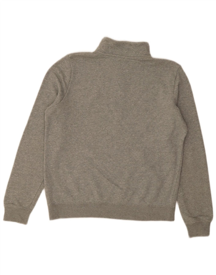Nike Damen-Sweatshirt in Übergröße mit Reißverschluss, Gr. 10, Größe S, Grau meliert