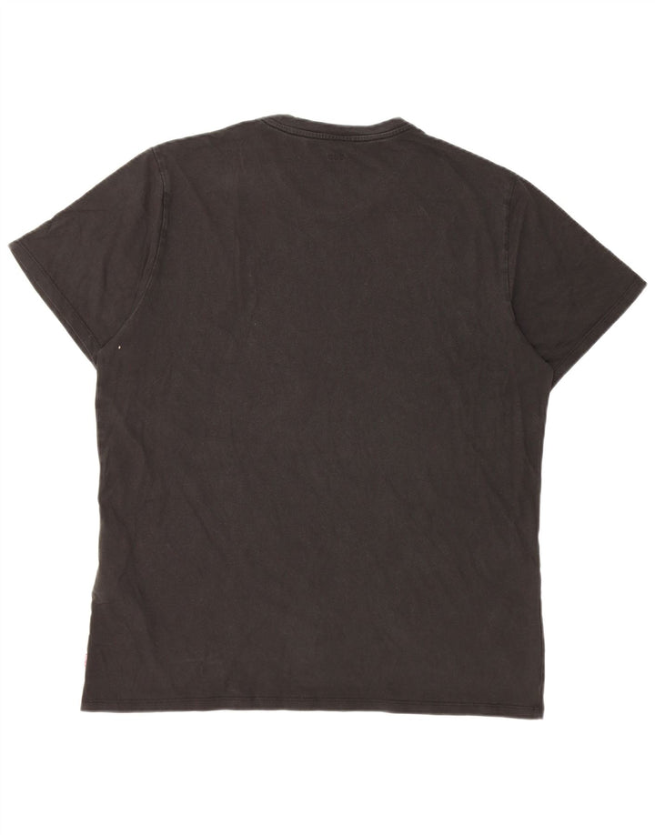 Levi's Herren-T-Shirt mit Grafik, XL, schwarze Baumwolle