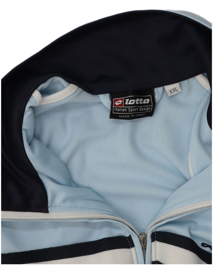 Lotto Damen-Trainingsanzug-Top-Jacke, UK 20, 2XL, Blau