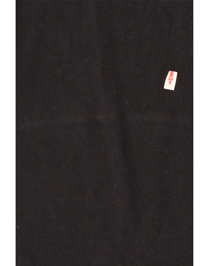 Kappa Herren-Trägershirt, groß, aus schwarzer Baumwolle