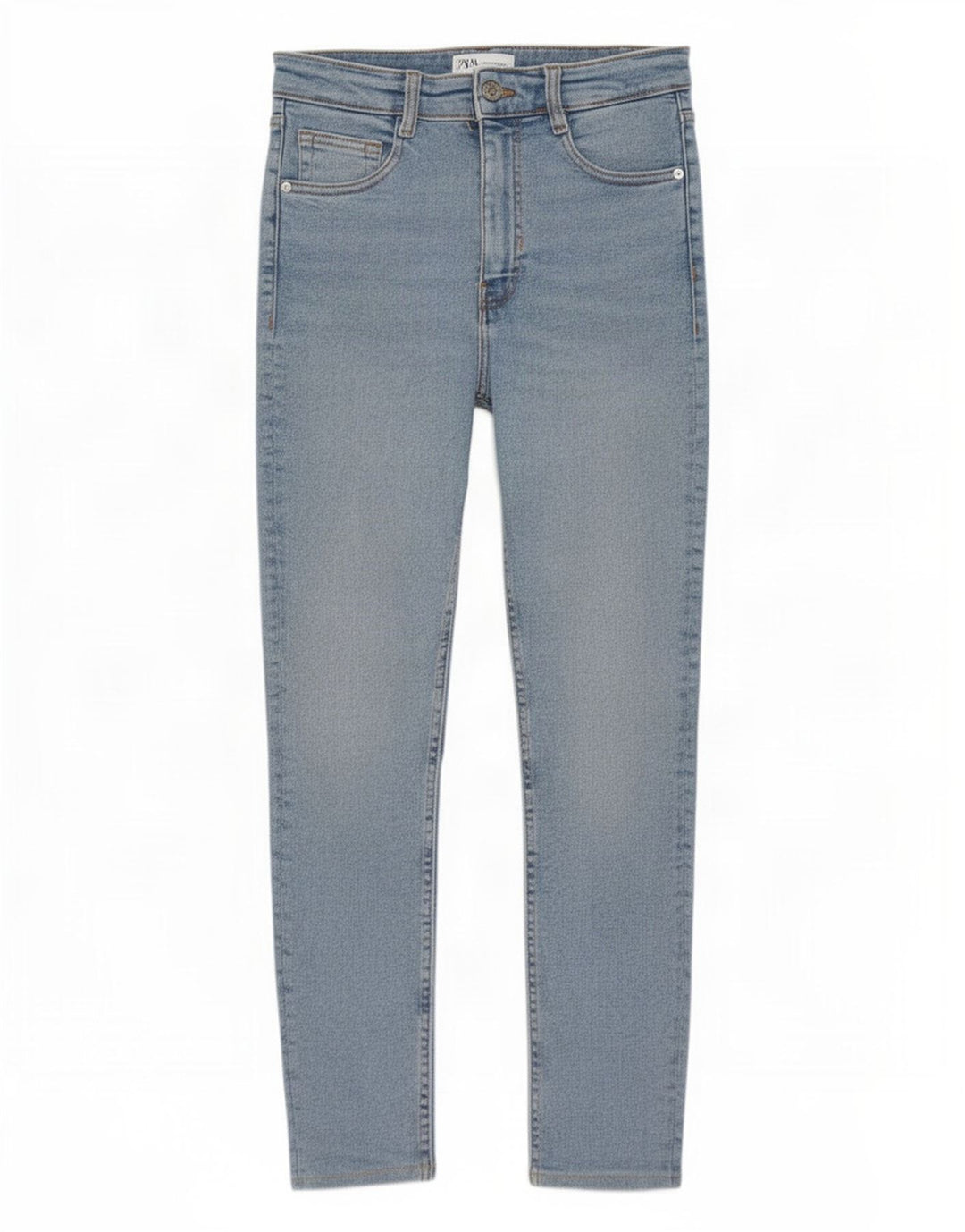 Zara Damen Slim Jeans EU 38 Small W28 L26 Blau