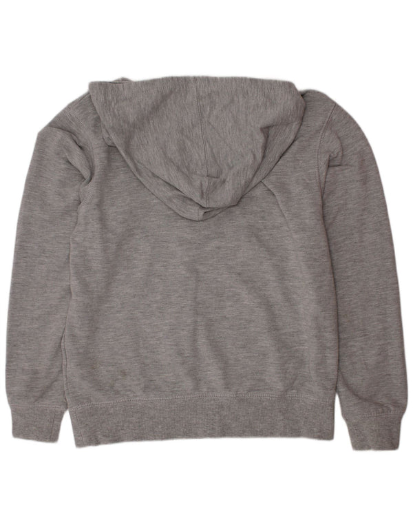 CHAMPION Kapuzenpullover mit Grafik für Jungen, 9–10 Jahre, mittelgrau gesprenkelte Baumwolle