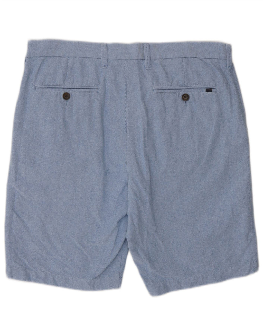 Marks & Spencer Herren-Chinoshorts W34, Größe L, Blau, Baumwolle