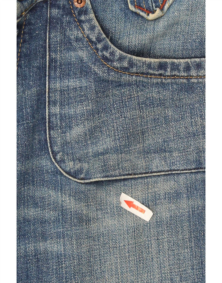Lee Damen Leola Bootcut Jeans W27 L35 Blaue Baumwolle