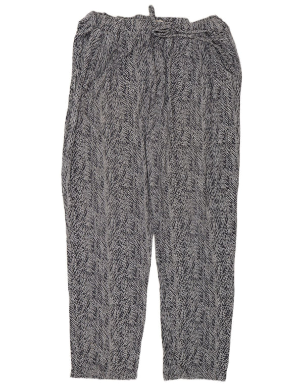 White Stuff Damen Freizeithose UK 18 XL W36 L30 Marineblaues Chevron